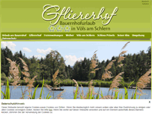 Tablet Screenshot of gfliererhof.com